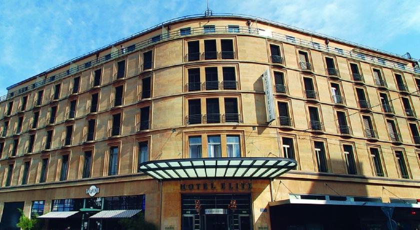Art Deco Hotel Elite Biel Exterior foto