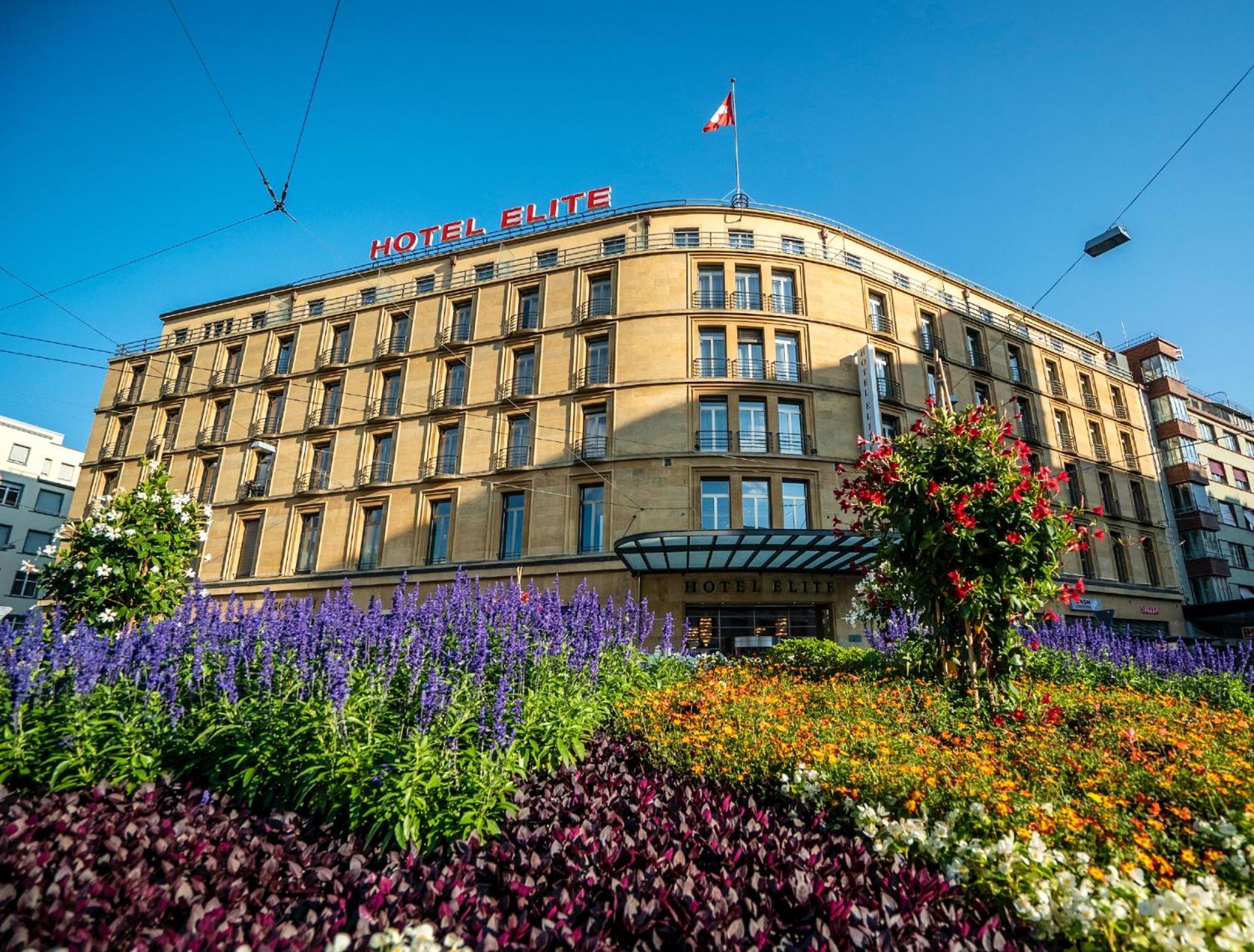 Art Deco Hotel Elite Biel Exterior foto