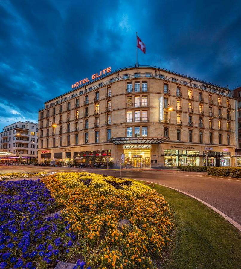Art Deco Hotel Elite Biel Exterior foto